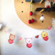 Guirlande à colorier pour la Saint-Valentin représentant des animaux mignons