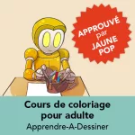 Cours de coloriage pour adulte - lien affilié