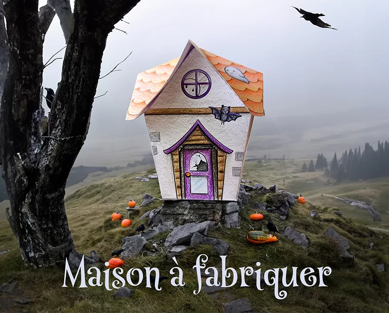 maison hantée d'Halloween à fabriquer