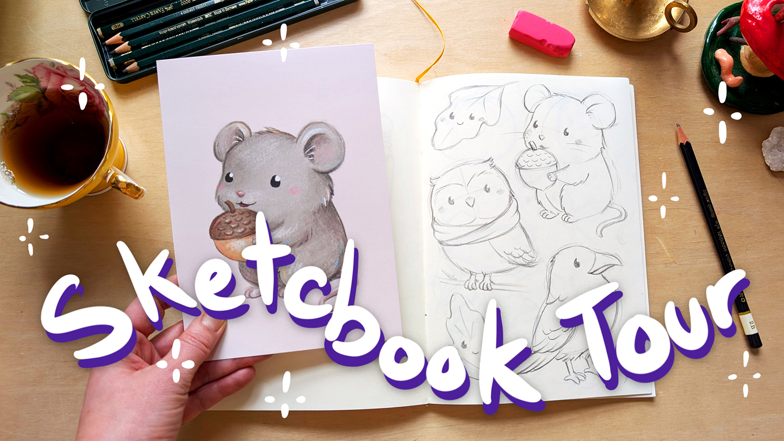 Vidéo Sketchbook tour Jaune Pop 2026